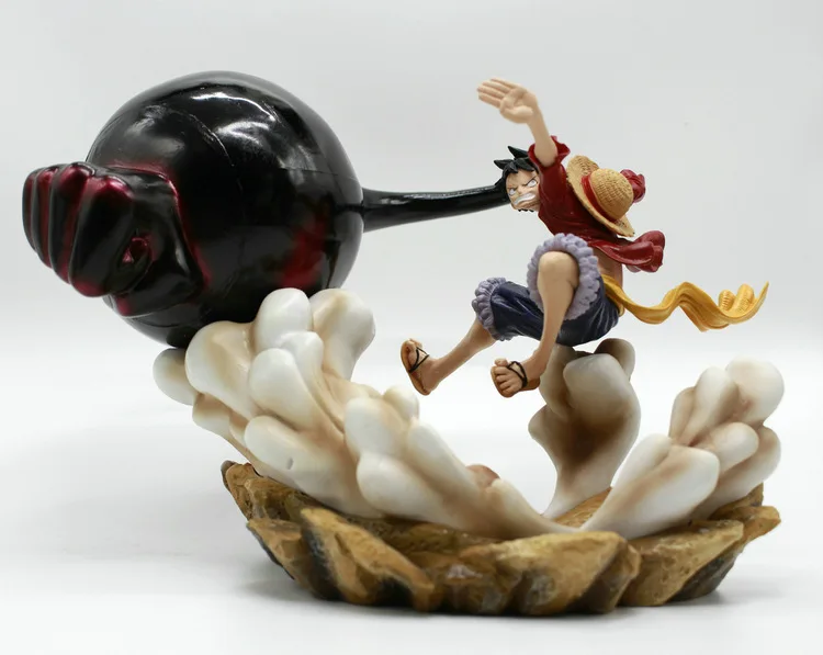 Одна штука Luffy Gear Third Elephant Gun ПВХ фигурка одна Обезьяна D Коллекционная