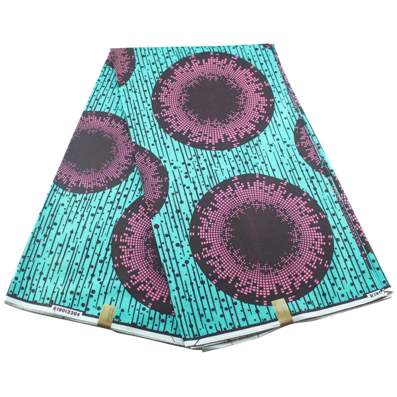 100% хлопок настоящий воск высокое качество ткань Анкара Африканский материал для