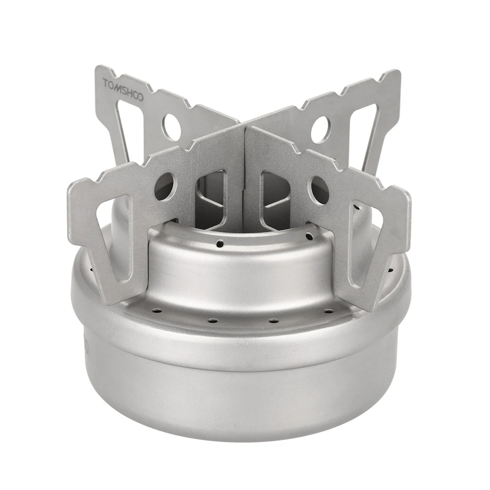 Уличная титановая спиртовая плита TOMSHOO комбинированный набор мини Ультралегкая