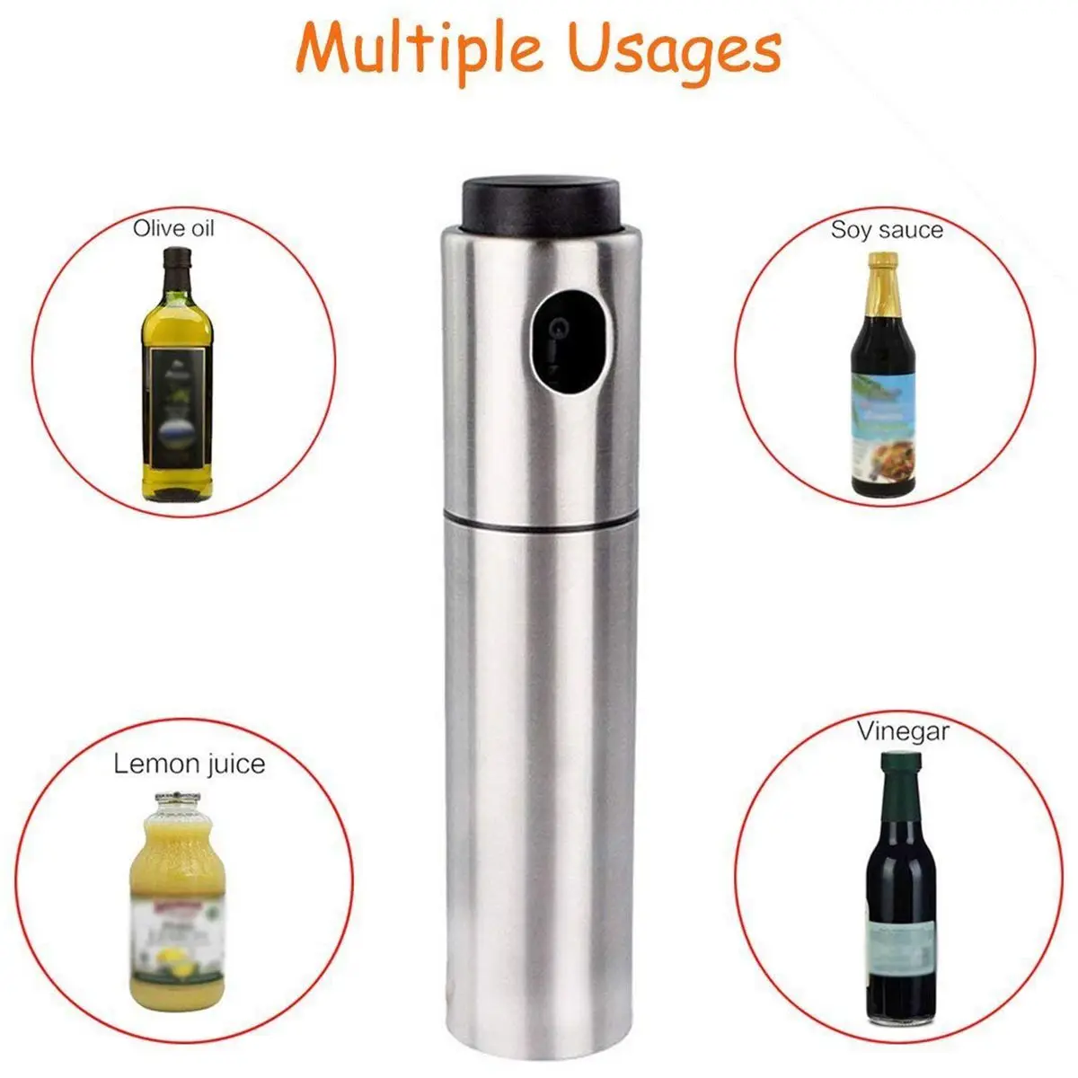 Распылитель уксуса для масла из нержавеющей стали распылитель распылительной