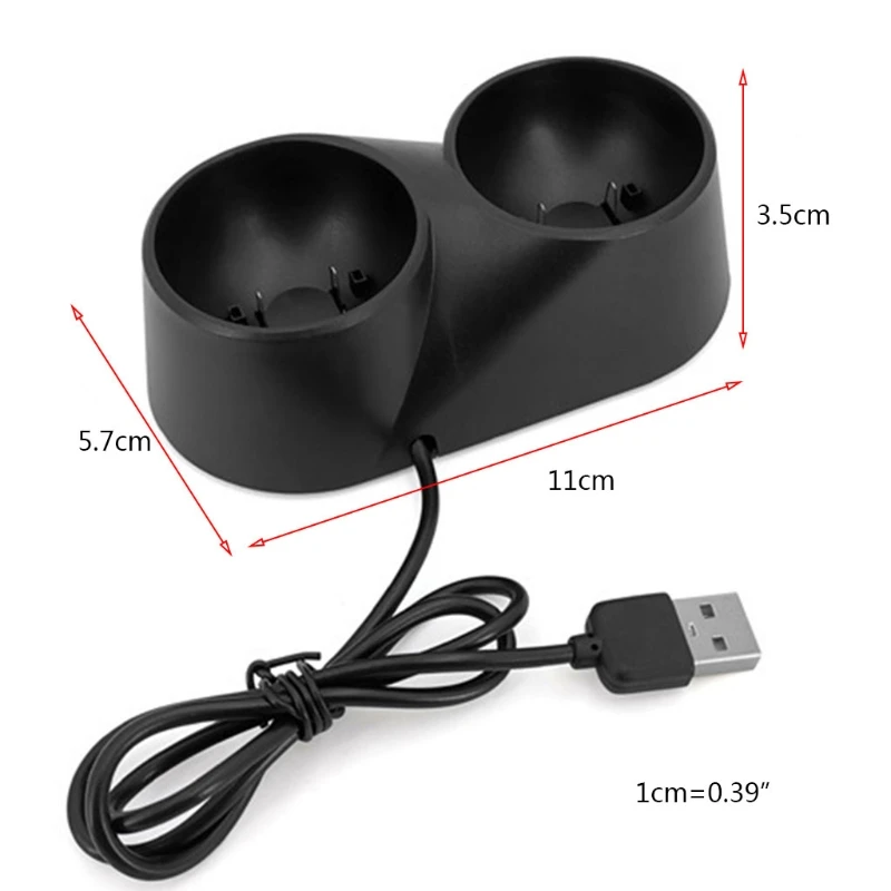 Двойное зарядное устройство док-станция подставка для S ony Play Station PS4 VR Move PSVR PS 4