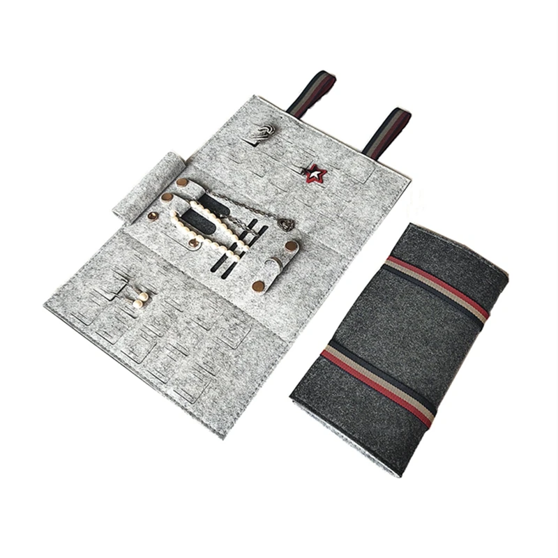 Складная сумка для хранения ювелирных изделий фетровый складной органайзер