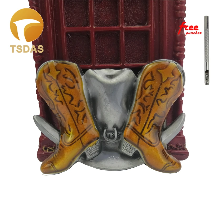 Пряжка для ремня в западном стиле мужская модный пояс с 3D серебряным покрытием