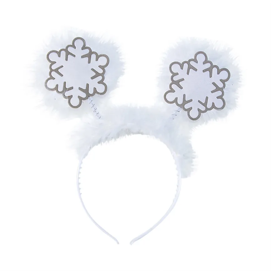 Рождественская повязка на голову для вечеринки зажим головы девочек модный