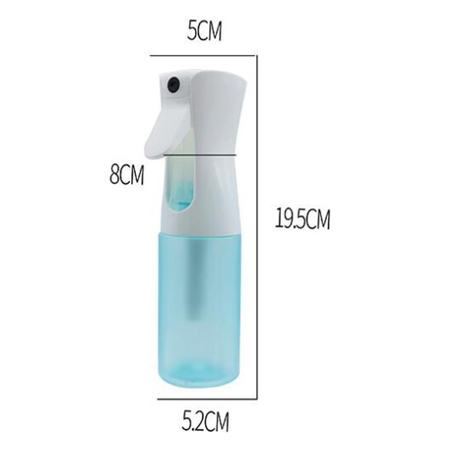 

Hair Spray Bottle Trigger Spray Bottle Refillable Fine Mist Sprayer Bottle for Hairstyling Plants Gardening 6.76 Ounce 200ml