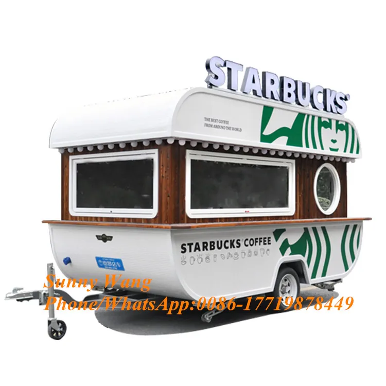 5 метров Новое поступление уличный мобильный фургон для еды грузового прицепа