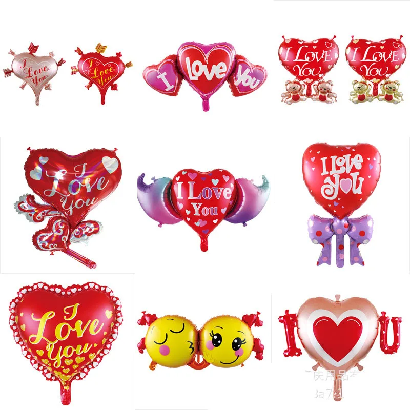 Одиночный декоративный белый воздушный шар на День святого Валентина стол для