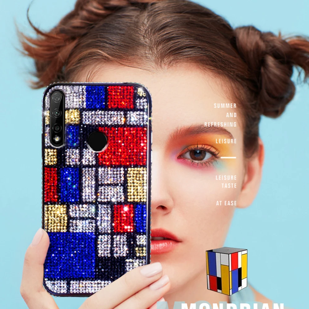 Чехол для телефона YueTuo с блестящими бриллиантами оболочка чехол huawei honor 10i 20i 10 i 20
