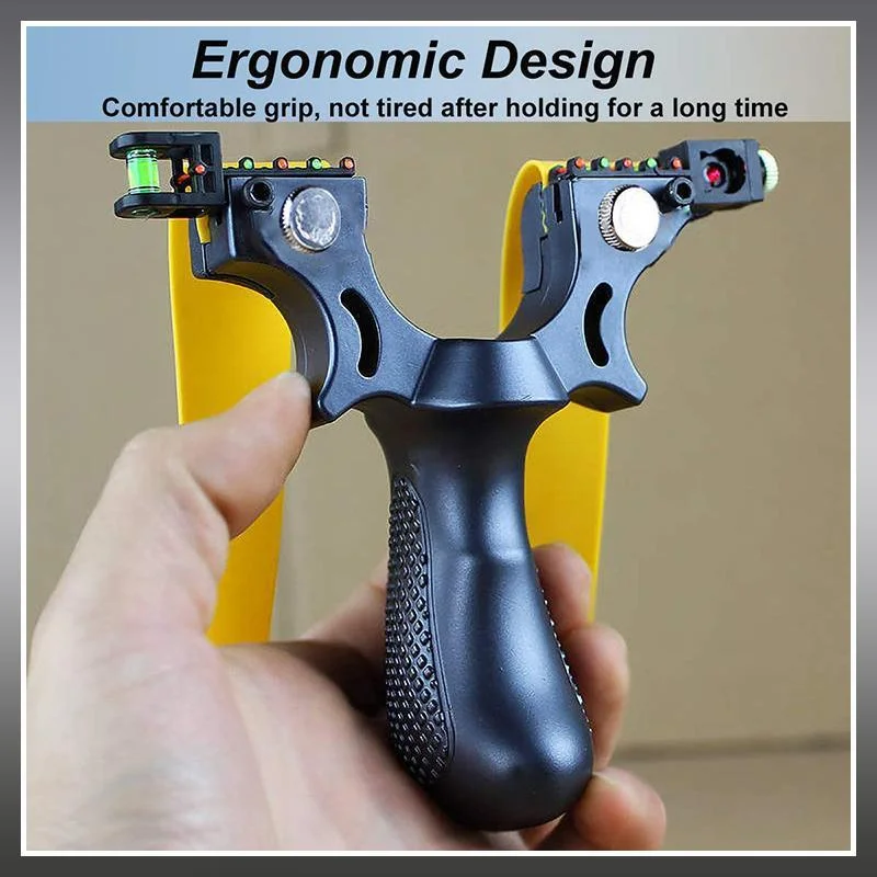 

Professional Outdoor Resin Laser Slingshot Laser Aiming Slingshot Resin Shooting Slingshot Catapult with Flat Rubber Band