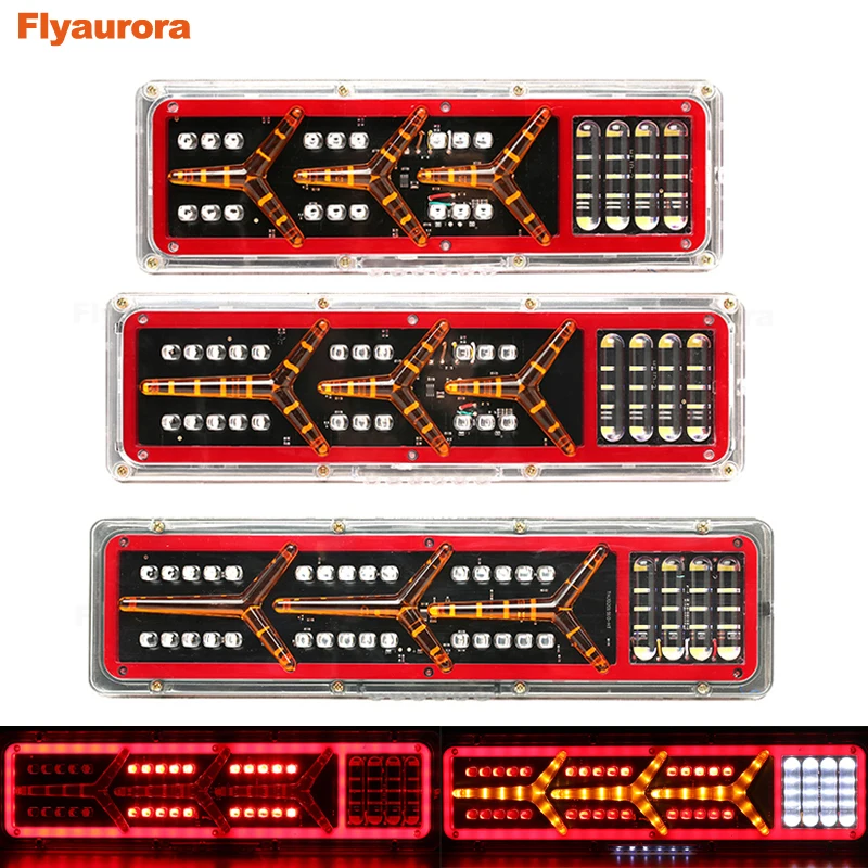 2 шт. светодиодные задние фонари для грузовиков 24 В|Фара авто в сборе| |