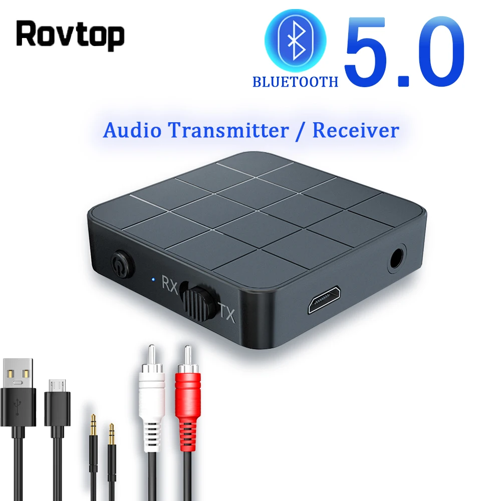 Bluetooth 5 0 4 2 аудио приемник передатчик вспомогательный адаптер в 1 разъем 3 мм для