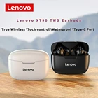 Оригинальные беспроводные наушники Lenovo XT90 TWS BT5.0, наушники IPX5, водонепроницаемая гарнитура, наушники с сенсорной кнопкой и зарядным футляром 300 мАч