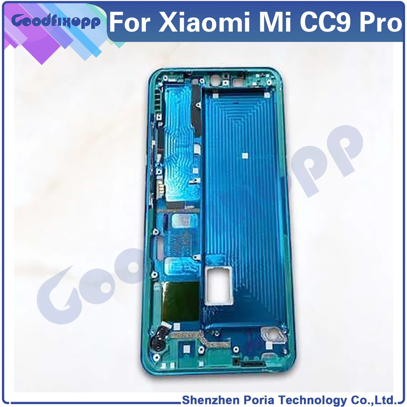 Для Xiaomi Mi CC9 Pro M1910F4E CC9Pro медиа Чехол передняя рамка, средняя рамка, поддержка ЖК-экрана передняя рамка