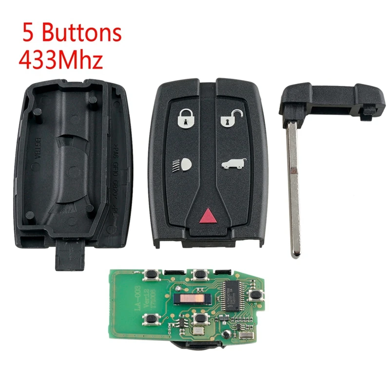 

Suitable For Land Rover Freelander 2 Car Remote Control Key Smart Card Replacement Shell Containing Small Key