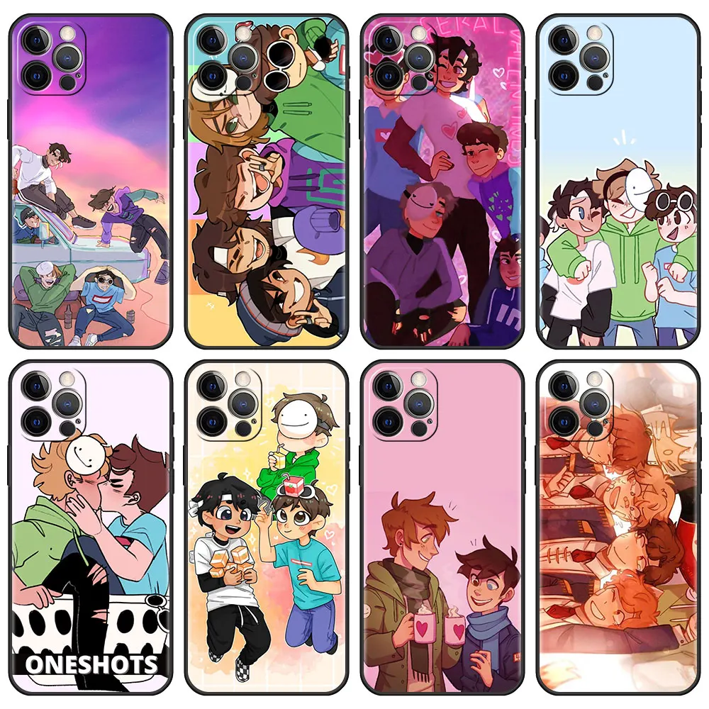 

Soft Case for iPhone 13 6.1 inches 12 Mini 11 Pro 7 XR X XS Max 6 6S 8 Plus 5 5S SE Tpu Phone Cover Sac Dream Smp