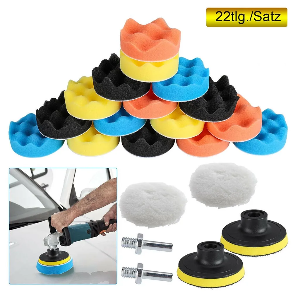 

For Car Polisher Polishing Pad Kit Polyether Sponge Sealing Waxingm 3 Inch Durable