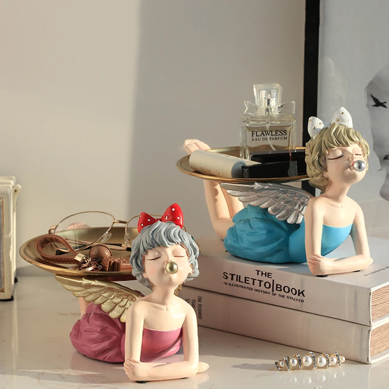 

Home Accessories Porch Key Receives The Nordic Light Luxury Sitting Room Table Top Creative Fruit Tray Household Decoration