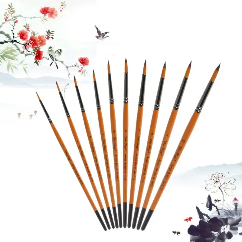 Тонкая ручная роспись товары для рукоделия рисунок с наконечником акварельная