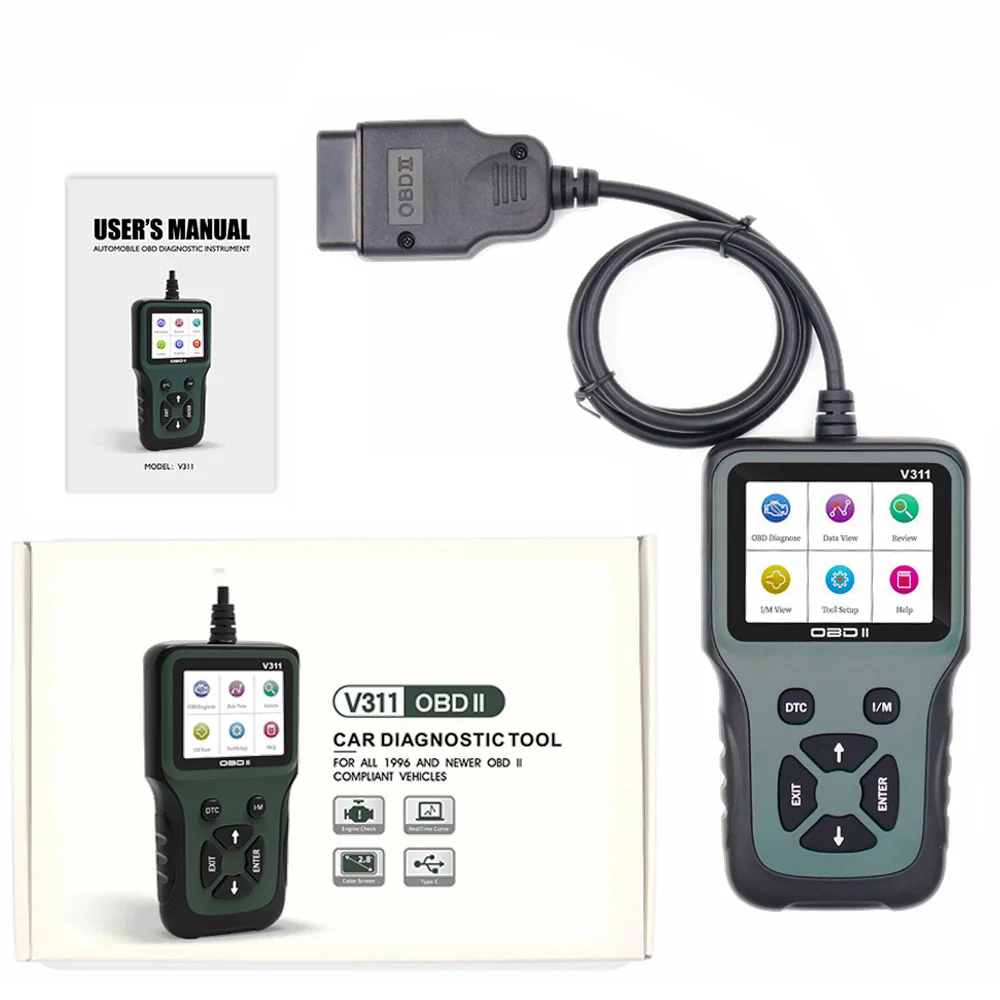 2020 NC501 OBD2 диагностический сканер диагностика автомобиля обд для авто считыватель