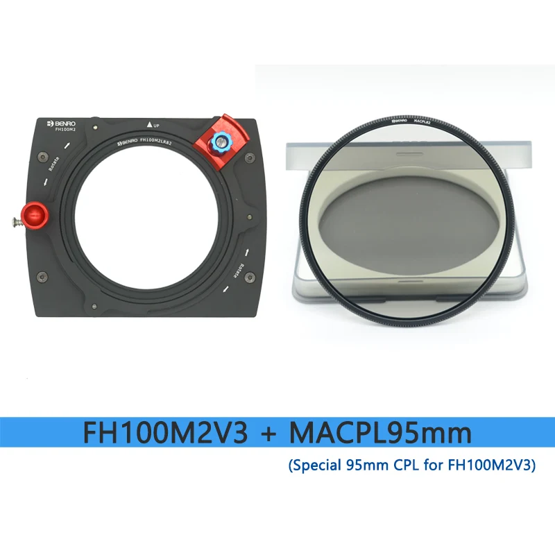 FH100M2V3 MACPL95 Benro FH100M2 FH100M2B FH100M2V1 FH100M2V2 FH100M2V3 FH100M2V4 100 мм квадратный фильтр системы ND/GND/CPL держатель фильтра - Цвет: FH100M2V3 MACPL95
