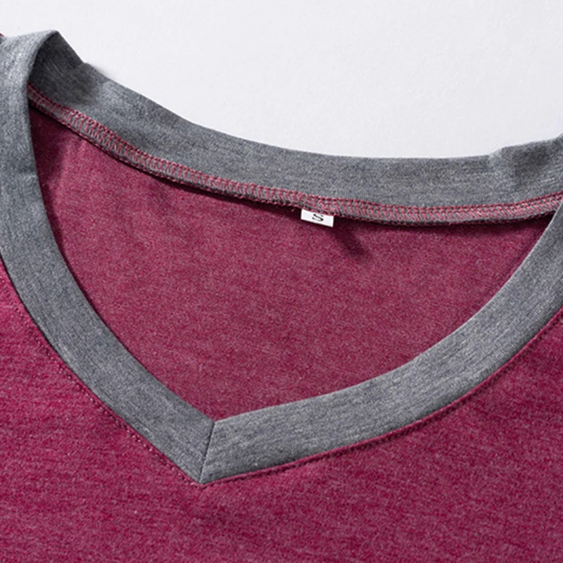 

Loose T Shirt V Neck Women T Shirt Short Sleeve Patchwork Laides Casual T Shirt Camisetas Verano Mujer 2021