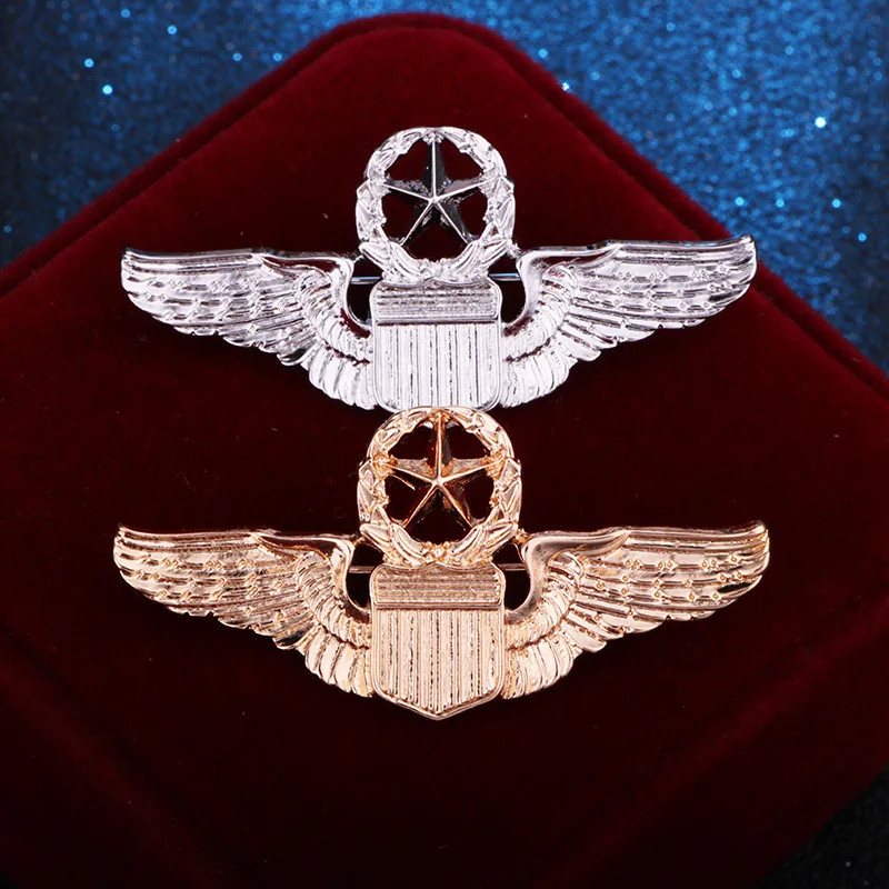Модные Insignia военной академии сотрудник Броши командовать пять крыло со звездой