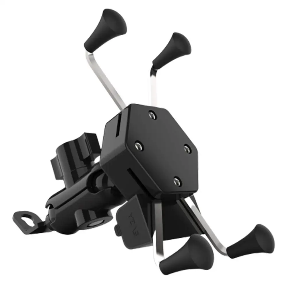 

Motorcycle Scooter X-Type Charger Mobile Phone Holder Bracket Usb Car Charging