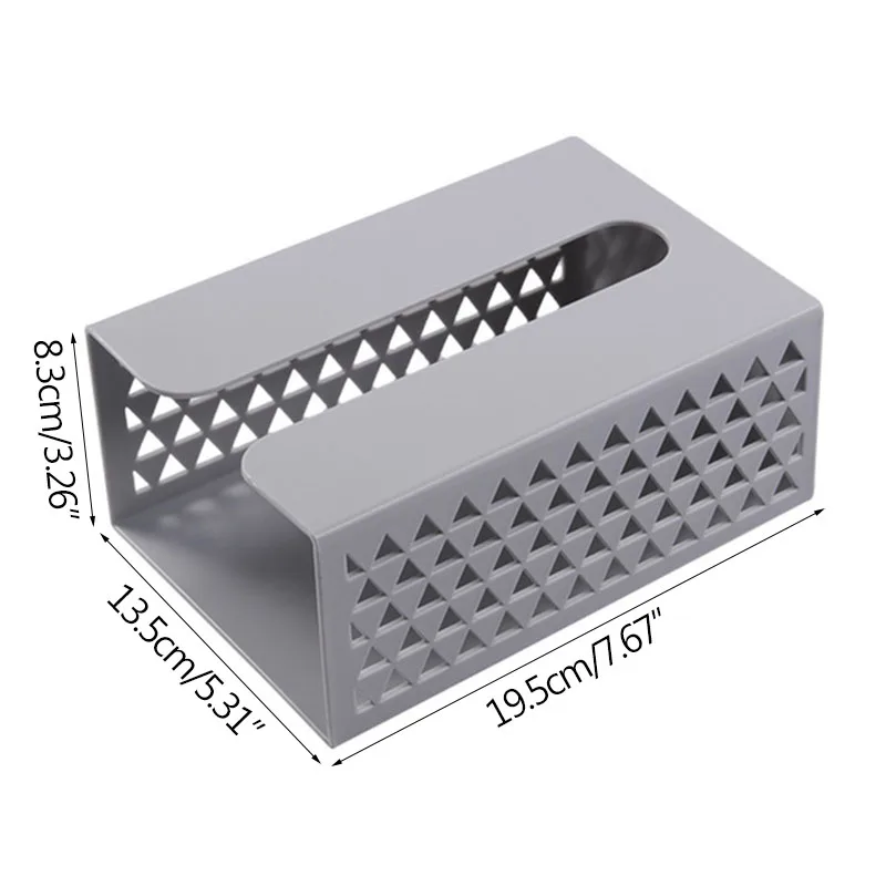 

Home Storage Wall-Mounted Multifunctional Tissue Box Home Storage Box Bathroom Accessories Organizer Tissue Holder