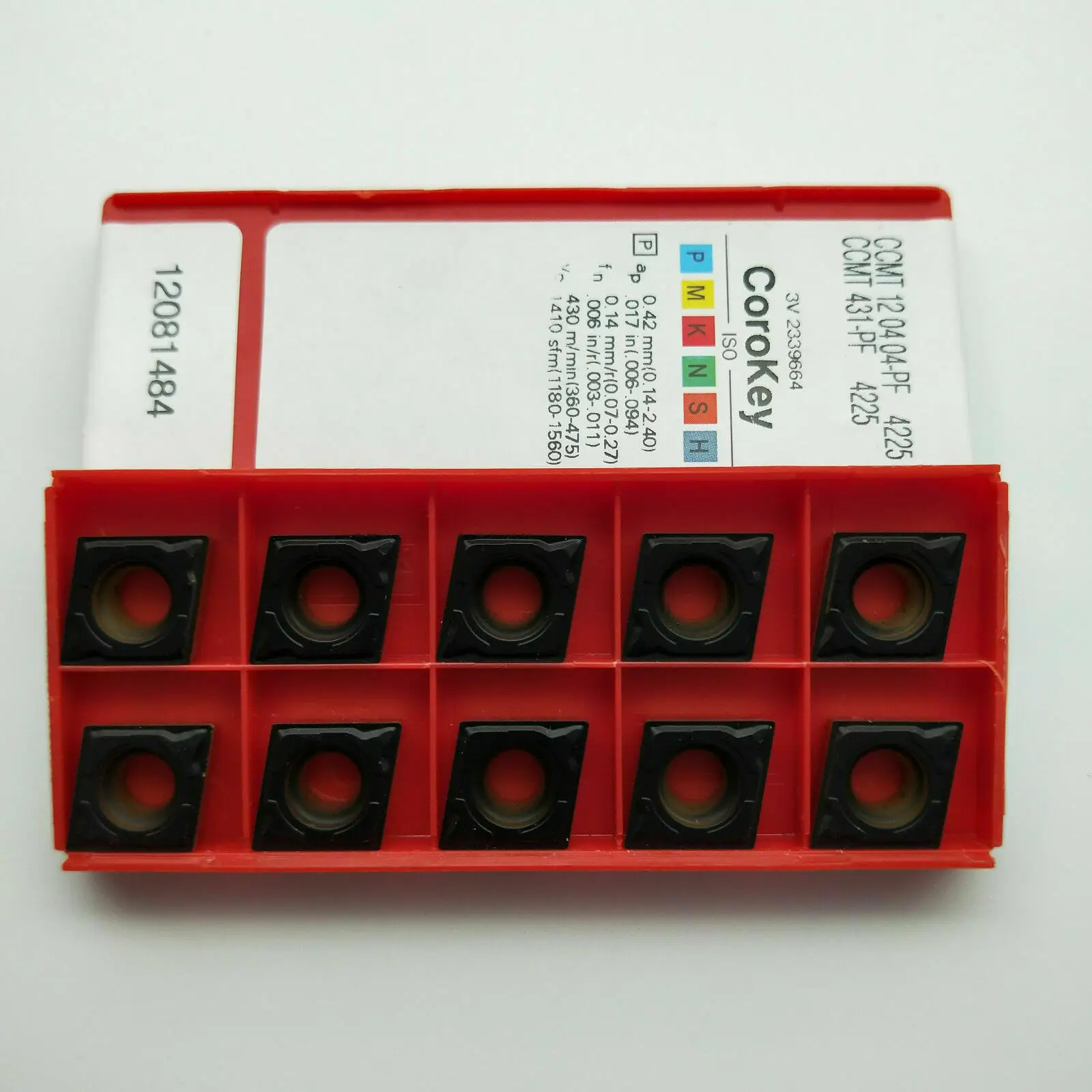 

5PCS CCMT431 CCMT120404-PF 4225 Carbide Inserts Milling Indexable Turning Tools