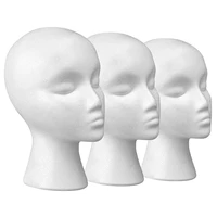wig head tall female foam mannequin wig stand and holder for style model and display hair hats