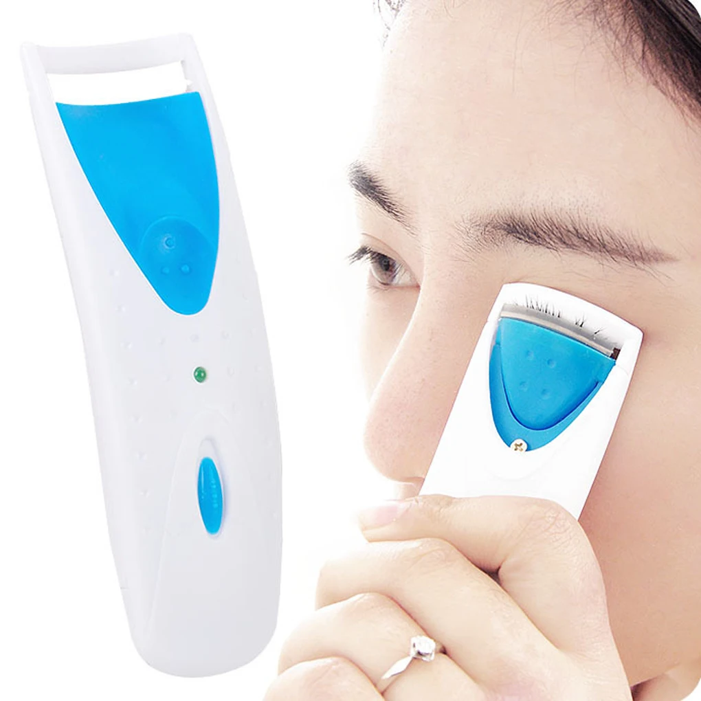 

Electric Heated Eyelash Curler with Eyelash Card Long Lasting Eye Lash Perm Eyelashes Clip Makeup Eye Lashes Curler Tool