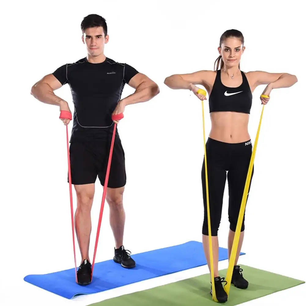 Grosir Yoga Resistance Band Latihan Pull Rope untuk Olahraga Pilates Expander Kebugaran Karet Gym Latihan Peralatan HOT SALE