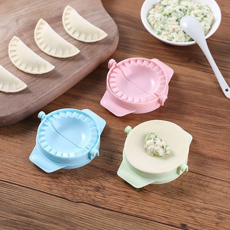 

DIY Dumplings Maker Tool Wheat Straw Jiaozi Pierogi Mold Dumpling Mold Clips Baking Molds Pastry Egg dumpling tools
