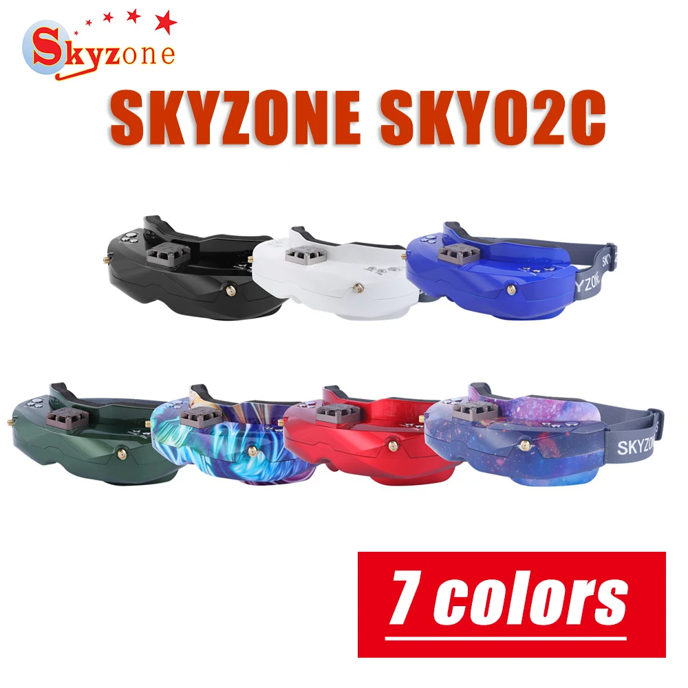 Очки SKYZONE SKY02C 5 8 ГГц очки 48 каналов с поддержкой FPV DVR HDMI и головным трекером
