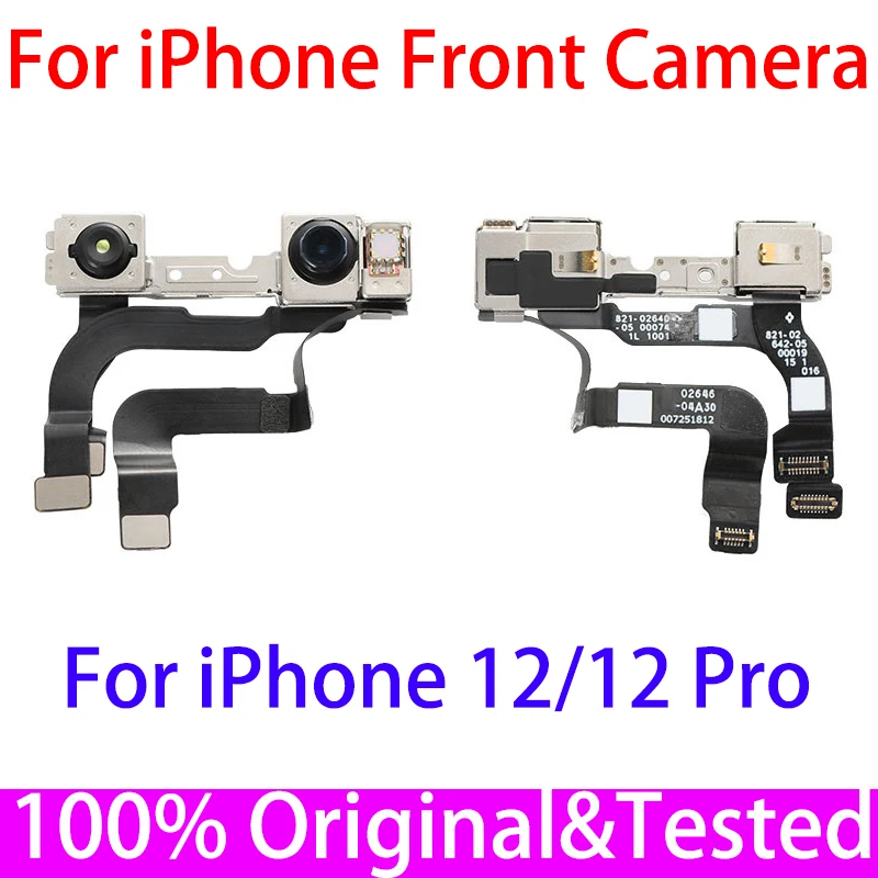 Оригинальная фронтальная камера для iPhone 12 mini pro MAX гибкий кабель 11Promax пластиковый