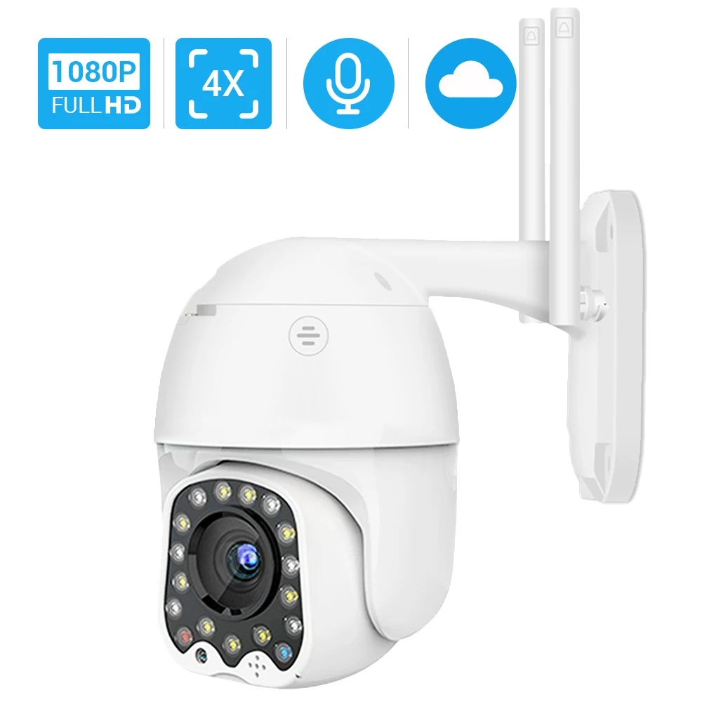Hamrolte HD 1080P Wi Fi камера 4 кратный цифровой зум мини PTZ автоматическое слежение