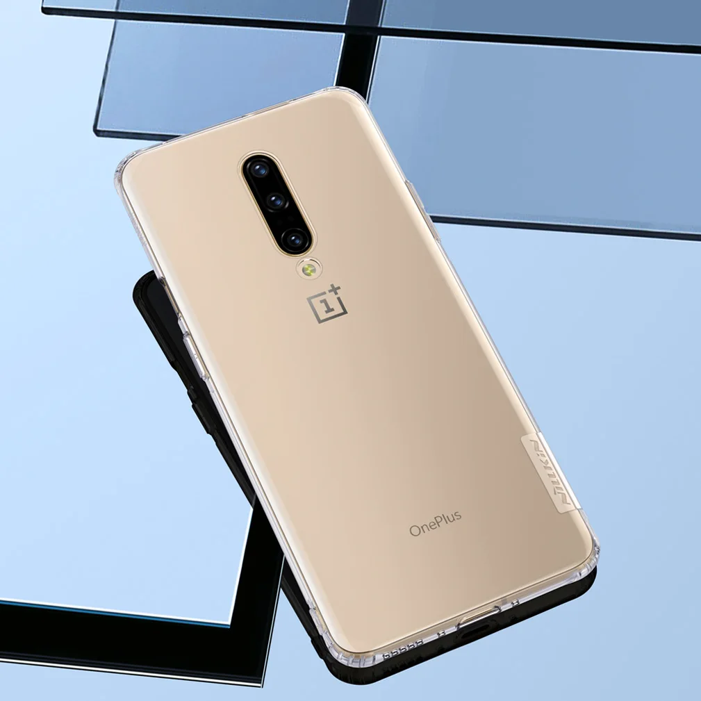 Чехол Nillkin Nature для Oneplus 7 Pro мягкая прозрачная задняя крышка из ТПУ One plus
