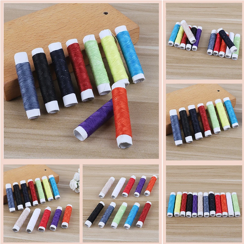 12 шт. прочные катушки для швейных ниток из полиэстера|Нитки пряжи| |