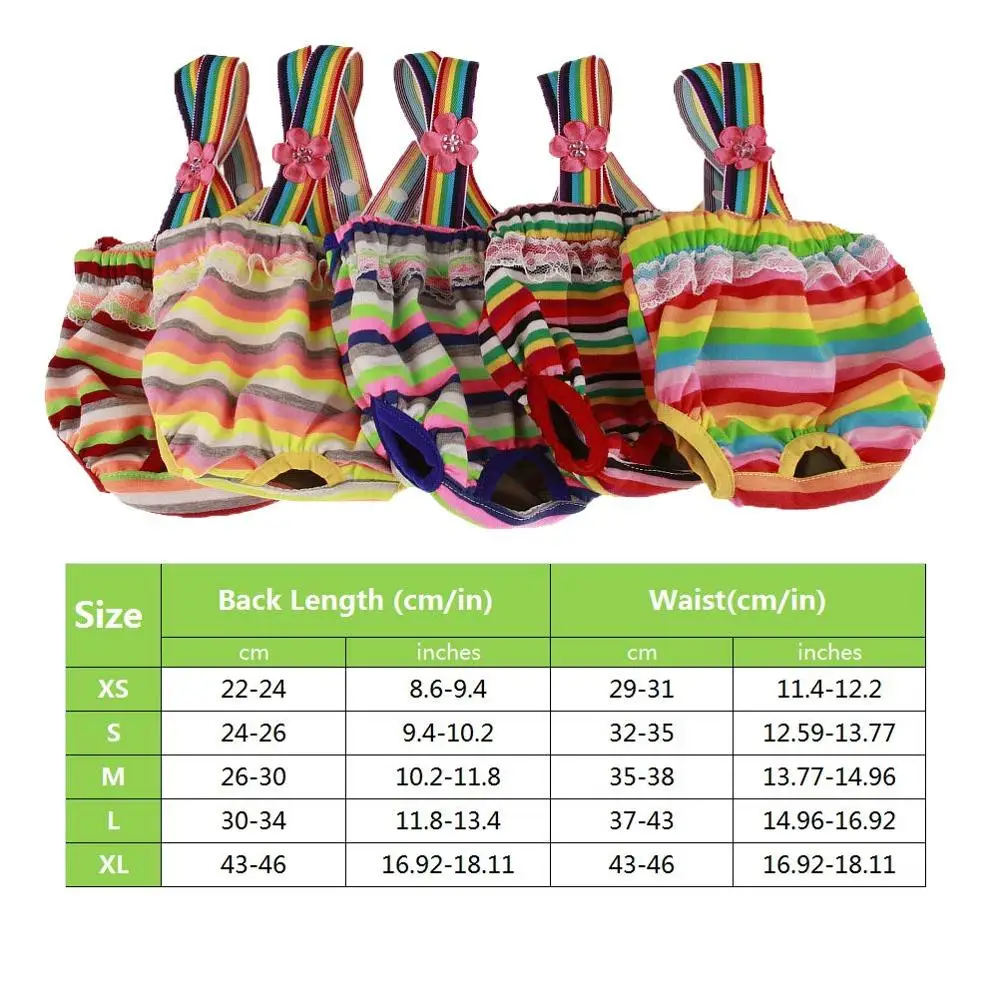 Женские подгузники для собак с регулируемой затяжной ремень шорты