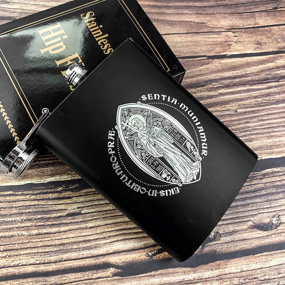 Портативная фляжка кувшин из нержавеющей стали 8 унций|Плоские фляги| |