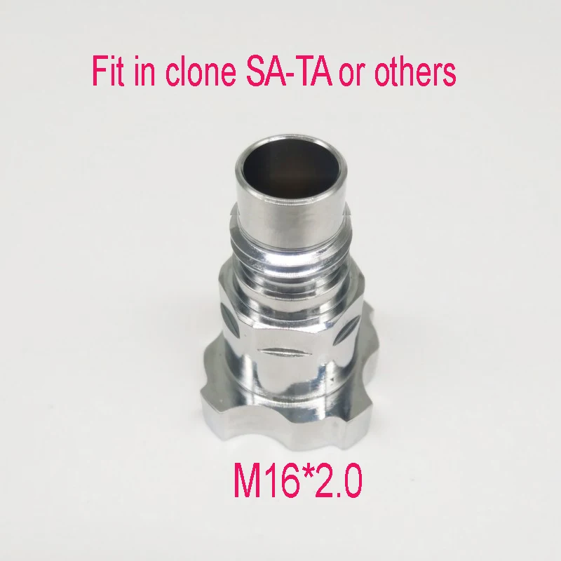 M16 X 2.0 Воздушный пистолет-распылитель адаптер PPS резьба для распылительных пистолетов соединитель быстрая чашка с фильтром сетчатая бутылка Аэрограф безвоздушная чашка пневматический инструмент - Цвет: M16 X 2.0