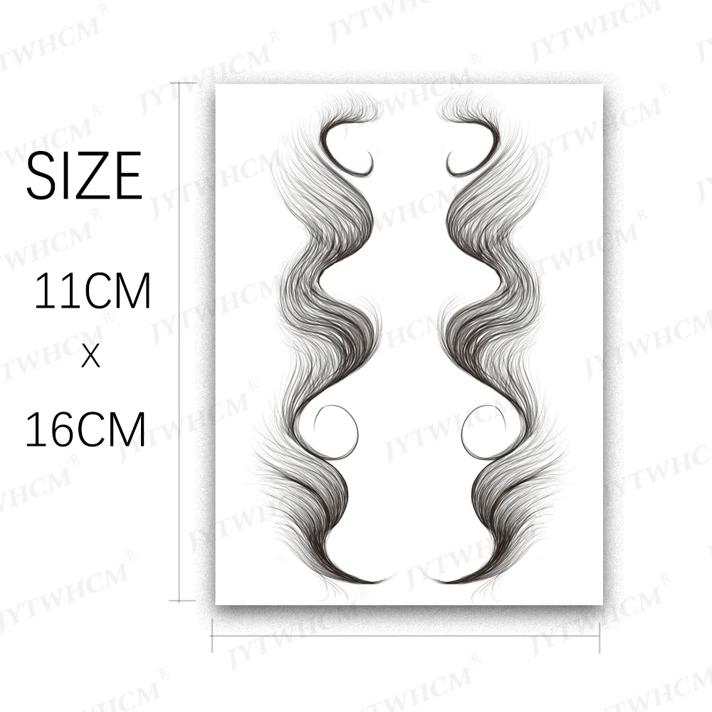 Детские тату-наклейки для волос водонепроницаемые временная татуировка женщин