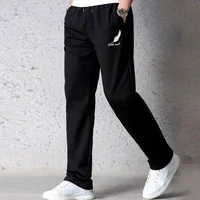 mens sweatpants casual pants thin youth sports feathers korean male streetwear harem pants men straight trousers plus size