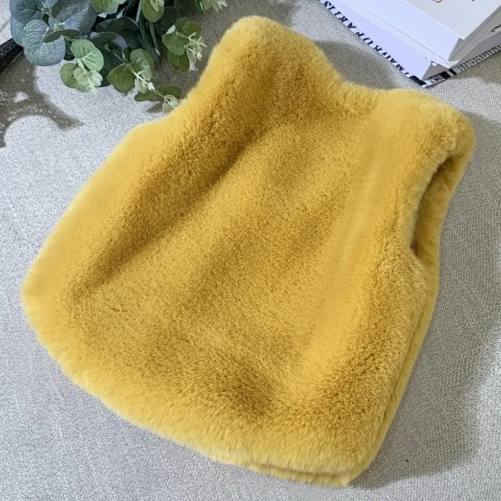 Жилет для маленьких девочек 2019 г. Зимний жилет детская теплая однотонная Милая