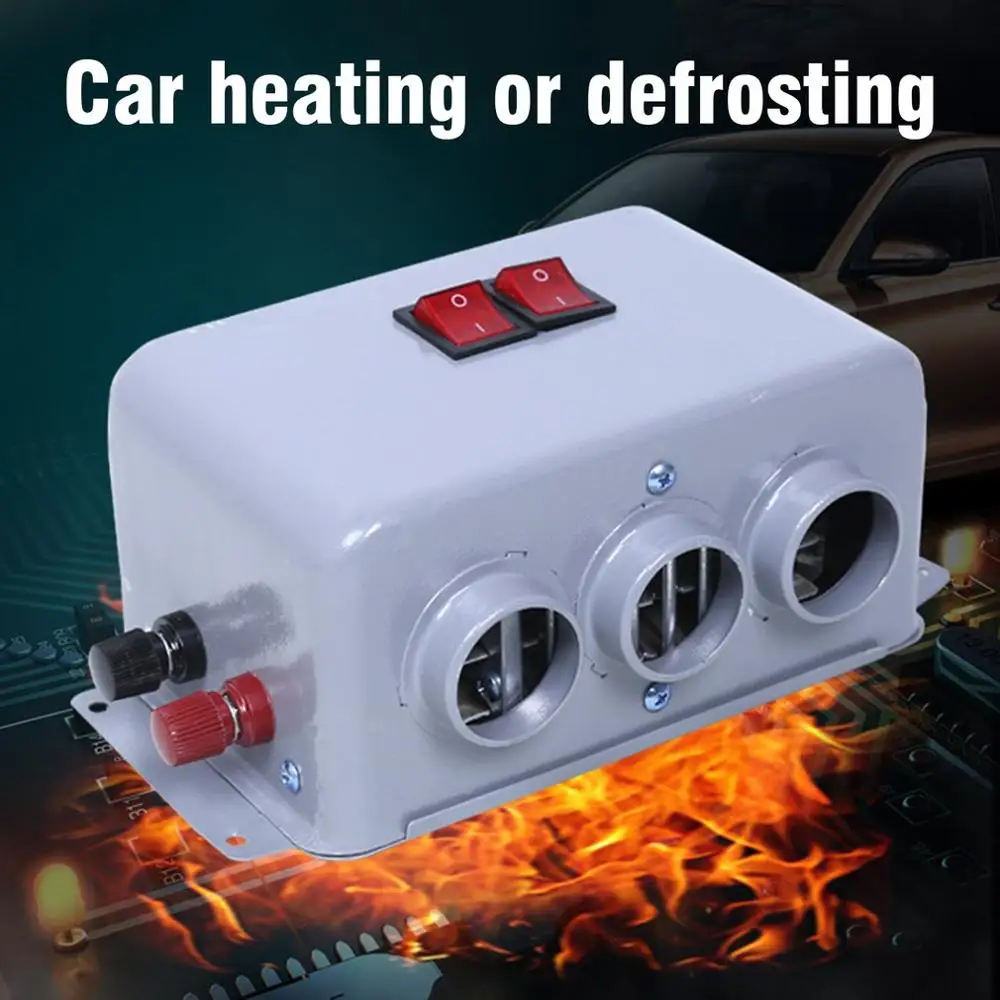 

Car Electric Heating Defroster Defogger Windshield Energy Saving Heater 12V Defrosting Defogging Low Noise