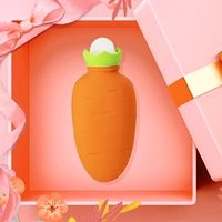 hot water bag mini multipurpose carrot shaped hot water bottle hand warmer for students adults orangewhite
