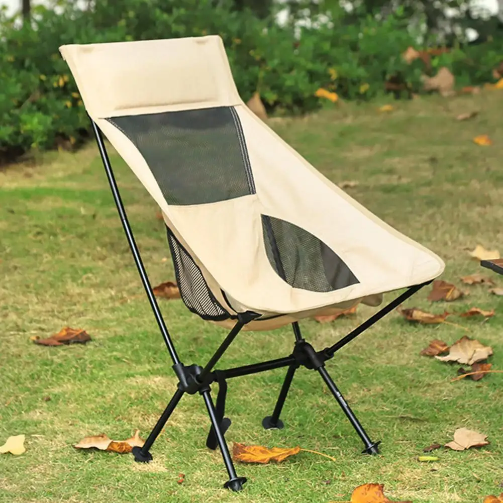 Satin Al Açık Ultralight Katlanır Kamp Sandalyesi Piknik Yürüyüş Seyahat Eğlence Sırt çantası Katlanabilir Plaj Ay Sandalye Balıkçılık Taşınabilir Sandalye