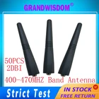 50 шт., портативная рация UHF 400-470 МГц, совместимая с PMAE4002 PMAE4002A PMAE4003 PPR860 EX500 Ham Radio