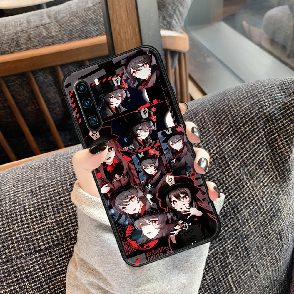 

Genshin Impact HuTao Game Phone Case For Huawei P Mate 10 20 30 40 Lite Pro smart Z 2019 nova 5t black Bumper Tpu Coque Fashion