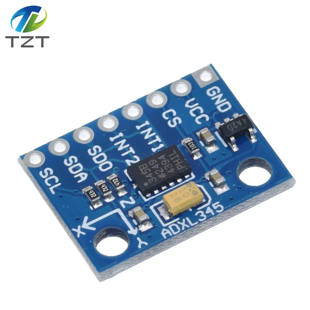 TZT GY 291 ADXL345 цифровое трехосевое ускорение силы тяжести модуль наклона IIC / SPI
